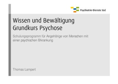 Wissen & Bewältigung – Psychose / Schizophrenie
